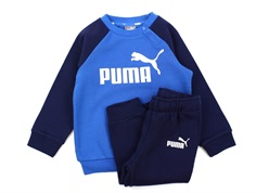 Puma sweatshirt and pants minicats raglan jogger future blue